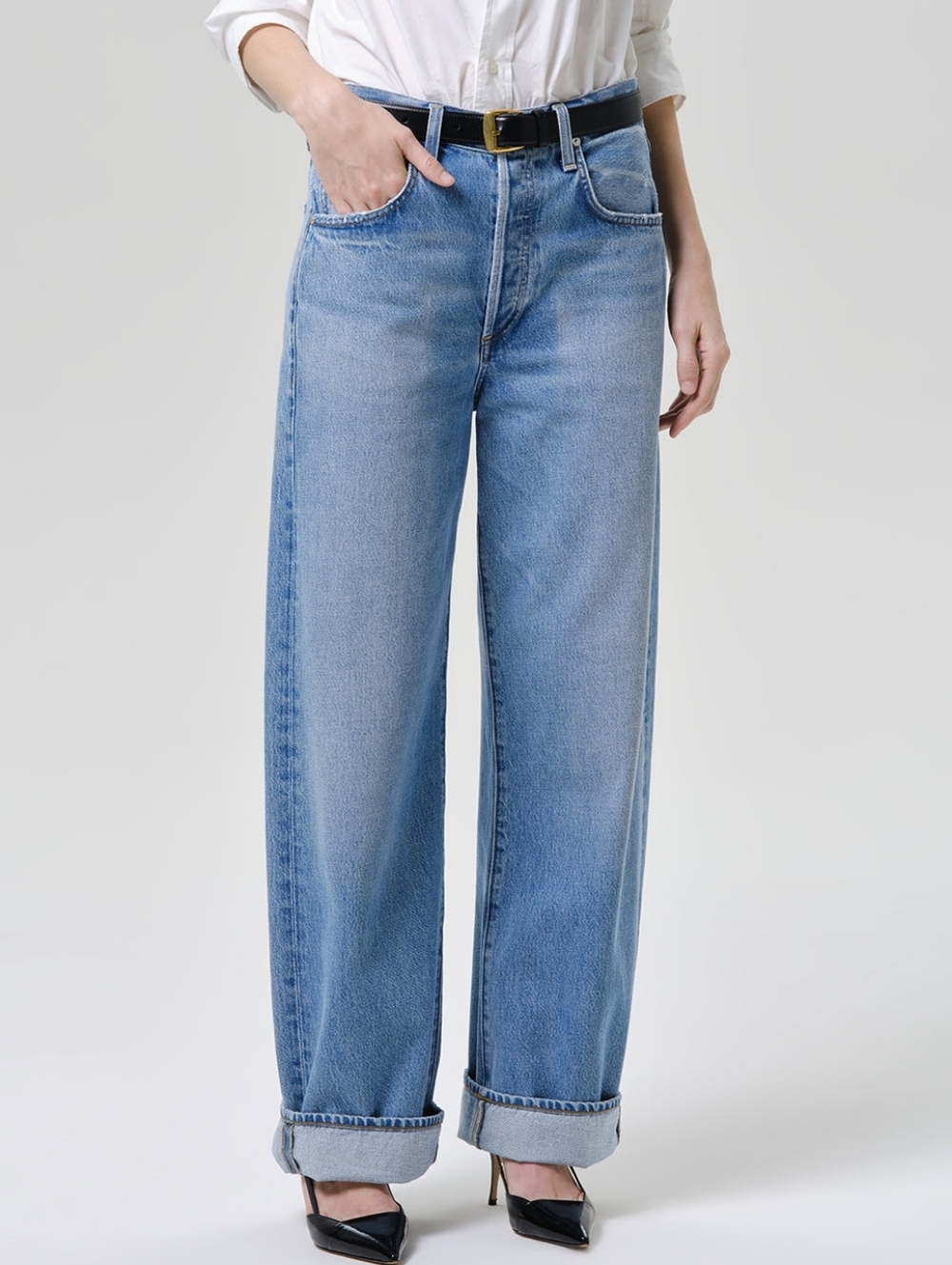 Citizens Of Humanity Baggy  Jeans Size 28 Light Blue Color